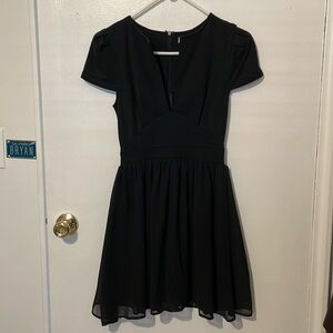 Black Tobi Skater Dress